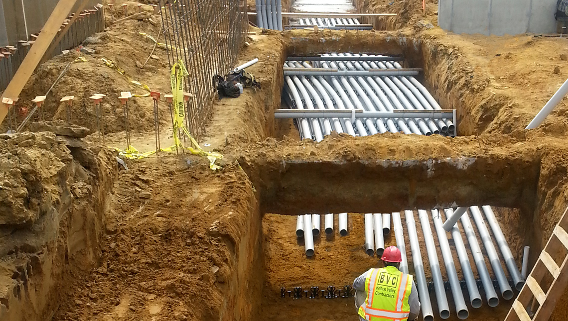 Largo Town Center - duct bank inspection