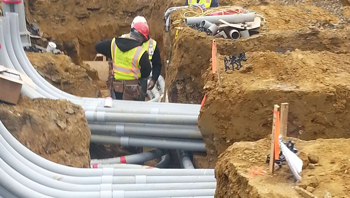Largo Town Center - switch structures and Verizon facilities