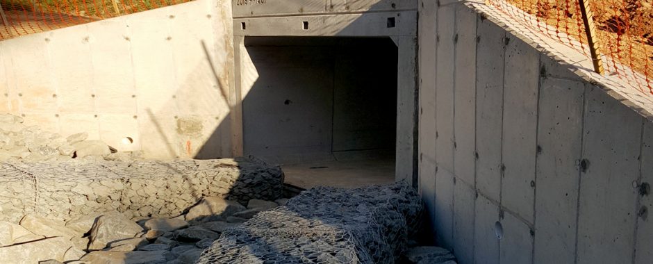 St. James Development Headwall