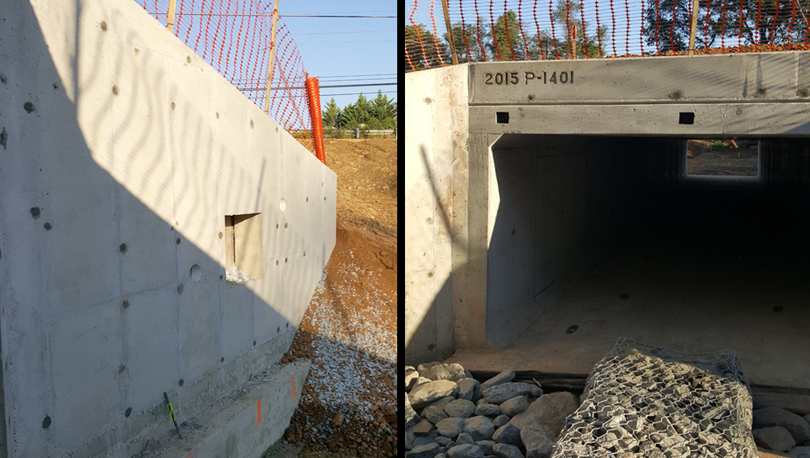 St. James Development Headwall - Wingwall2 and Box Culvert